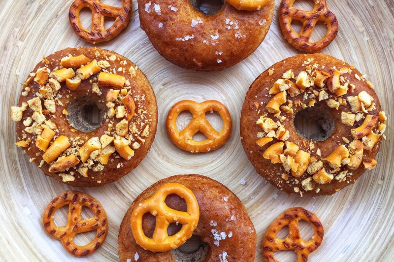 VEGAN SWEET AND SALTY DONUTS BY CONNIE LEUNG